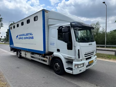Iveco Eurocargo 140 Horsetruck 10 horses Handgeschakeld