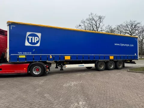 Krone 3-ass schuifzeilen oplegger