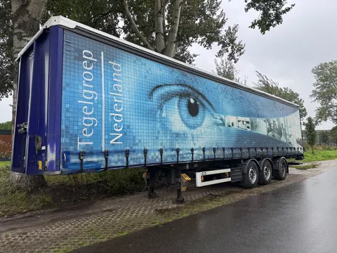 Van Hool 3B2014 3 ass schuifzeilen oplegger Laadklep Stuuras